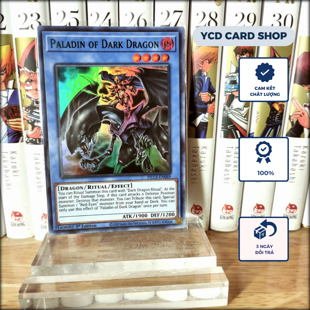 [YCD Shop Thẻ bài yugioh chính hãng Paladin of Dark Dragon – Ultra Rare
