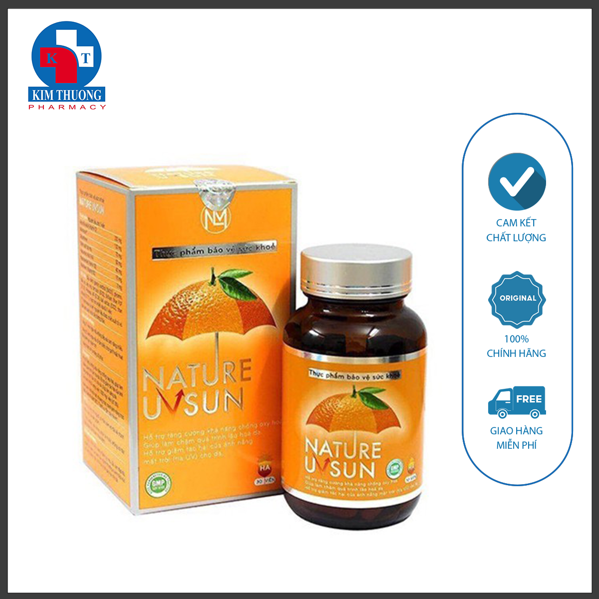 Viên uống nature uvsun – giúp chống nắng & làm chậm quá trình lão hóa da
