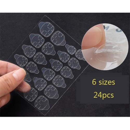 Set 3 dán móng giả tay/chân silicone