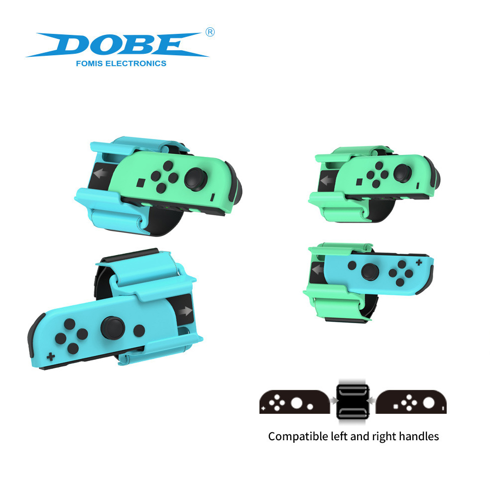XIRSwitch Dây Đeo Cổ Tay Cầm Nhỏ Trái Và Phải + Bộ Dây Đeo Chân OLED Tay Cầm Có Thể Điều Chỉnh Dây Đeo Thể Thao TNS-2126BRR20