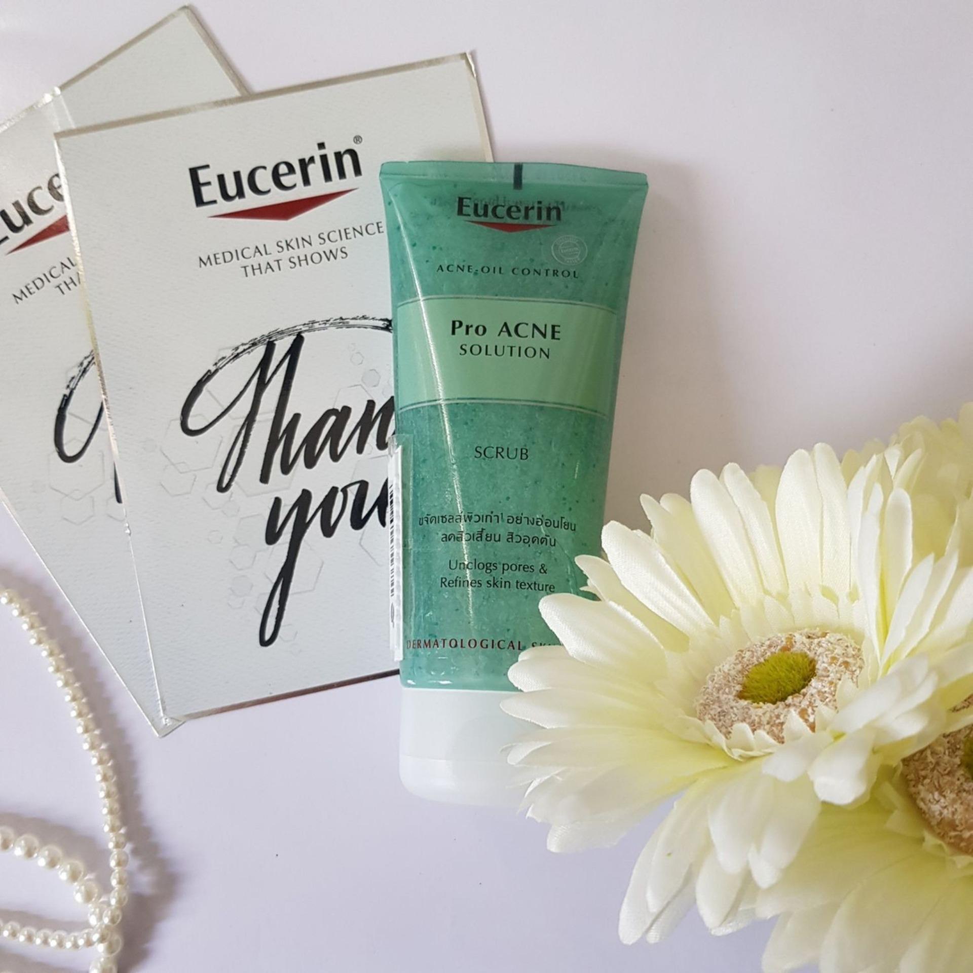 Gel tẩy tế bào chết dành cho da mụn Eucerin ProAcne Scrub 100ml