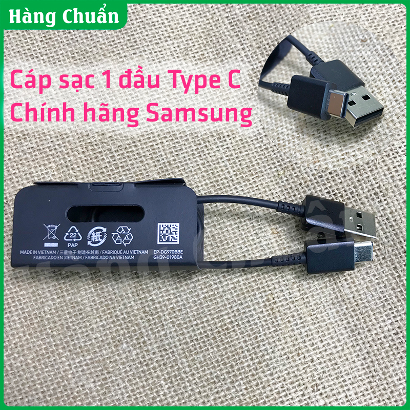Hàng Chuẩn - Cáp sạc nhanh type C chính hãng samsung - Sạc siêu nhanh và siêu bền - Cáp sạc điện thoại dùng tốt cho cả Samsung Xiaomi Vsmart Oppo