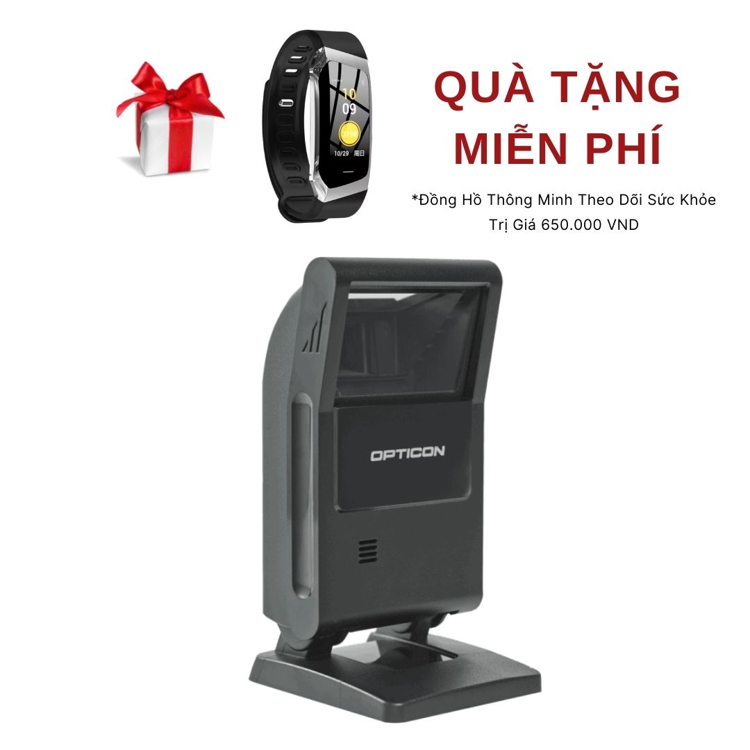 Máy Đọc Mã Vạch OPTICON M10 (2D Máy Quét Mã Vạch Đa Hướng - Hàng Chính Hãng - Made in Japan - Bảo Hành 24 Tháng [QUÀ TẶNG Miễn Phí Đồng Hồ Thông Minh]