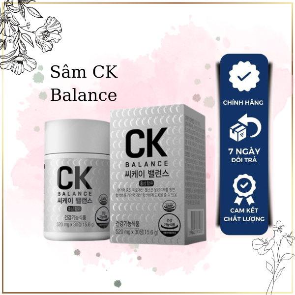 Nhân sâm hàn quốc / ck balance