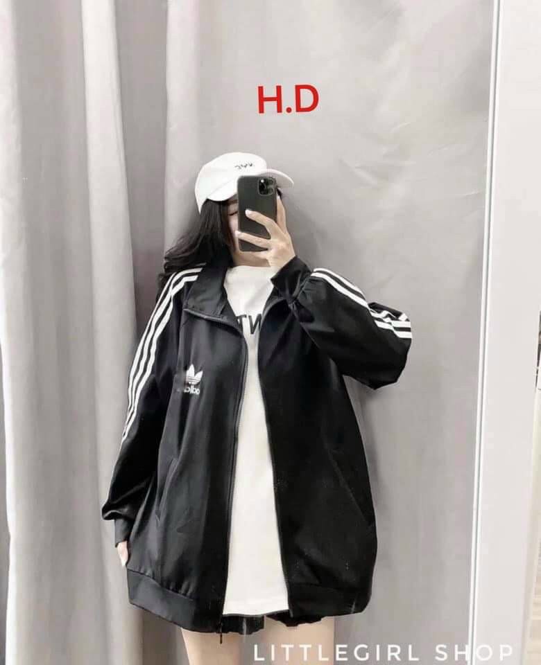 Áo khoác nỉ sọc 3 vạch năng động
