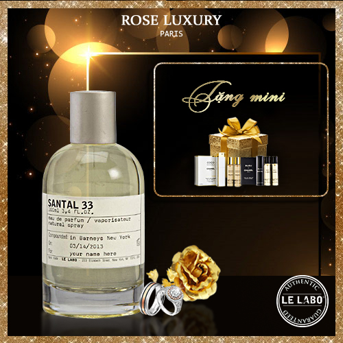 Lelabo 33, nước hoa unisex le labo santal 33 100ml