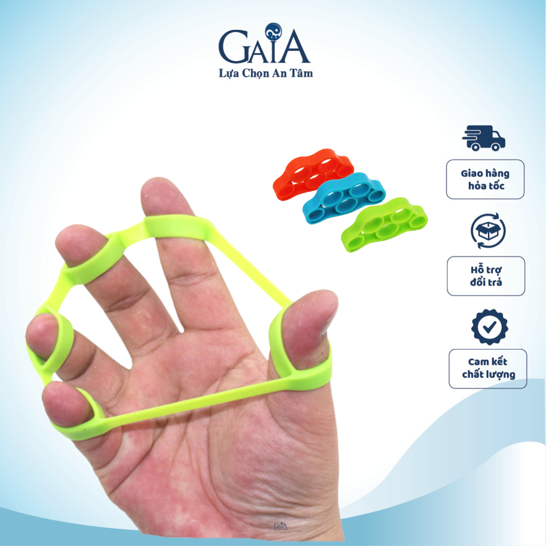 Dụng cụ luyện tập sức mạnh ngón tay bằng silicon đàn hồi cực tốt
