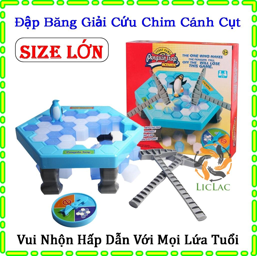 Bộ đồ chơi Đập Phá Ô Băng Giải Cứu Chim Cánh Cụt vui nhộn ( Size LỚN ) - Penguin Escape