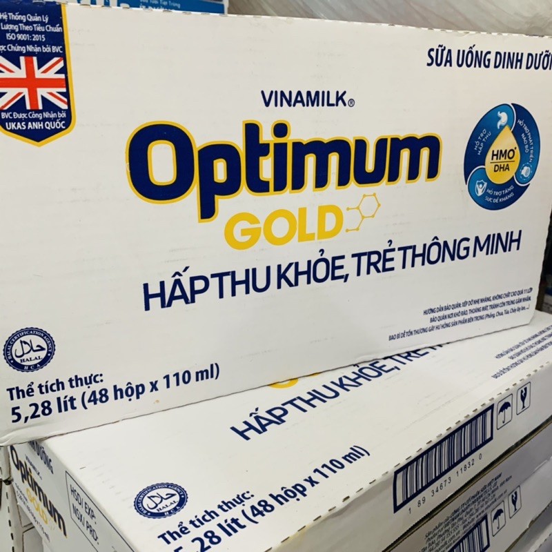 SỮA BỘT PHA SẴN OPTIMUM GOLD 48 hộp 180ML