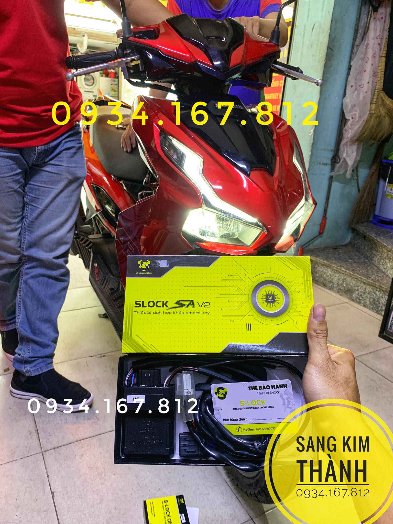 Bộ nâng cấp chống cướp airblade 125i / 160i 2023 2024 2025