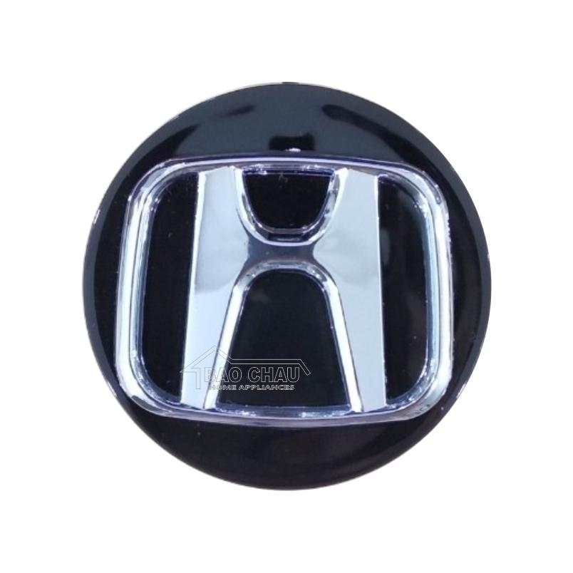Logo chân gài chụp mâm, lazang Ô tô 58mm (1 cái logo) dùng cho xe Hon-da CITY ; CIVIC 2010 (Đen)