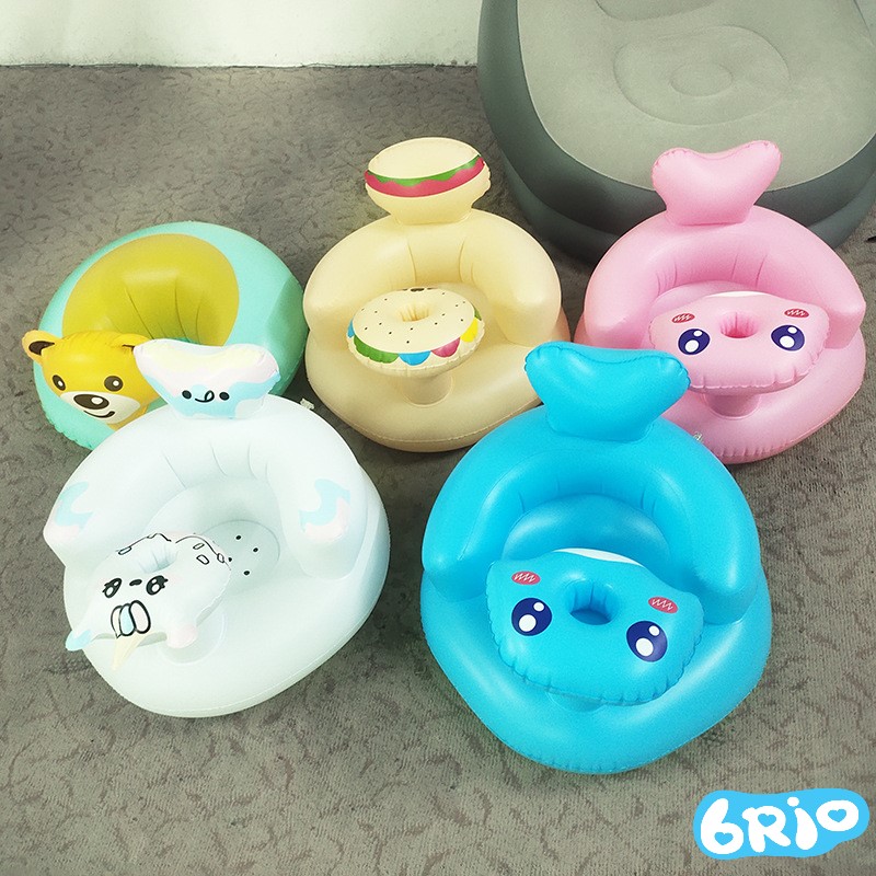 Ghế hơi cho bé tập ngồi, tập ăn dặm. Dành cho bé từ 03 tháng tuổi trở lên