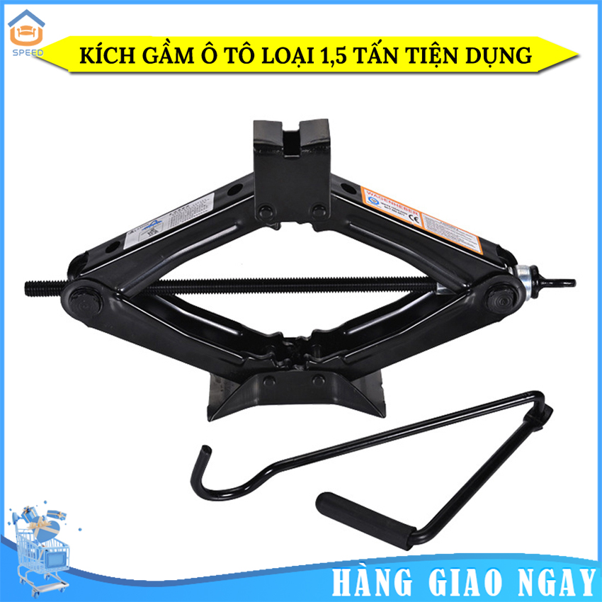 Kích gầm ô tô loại 0,8/1,5 /2 tấn có đòn bẩy tiện dụng