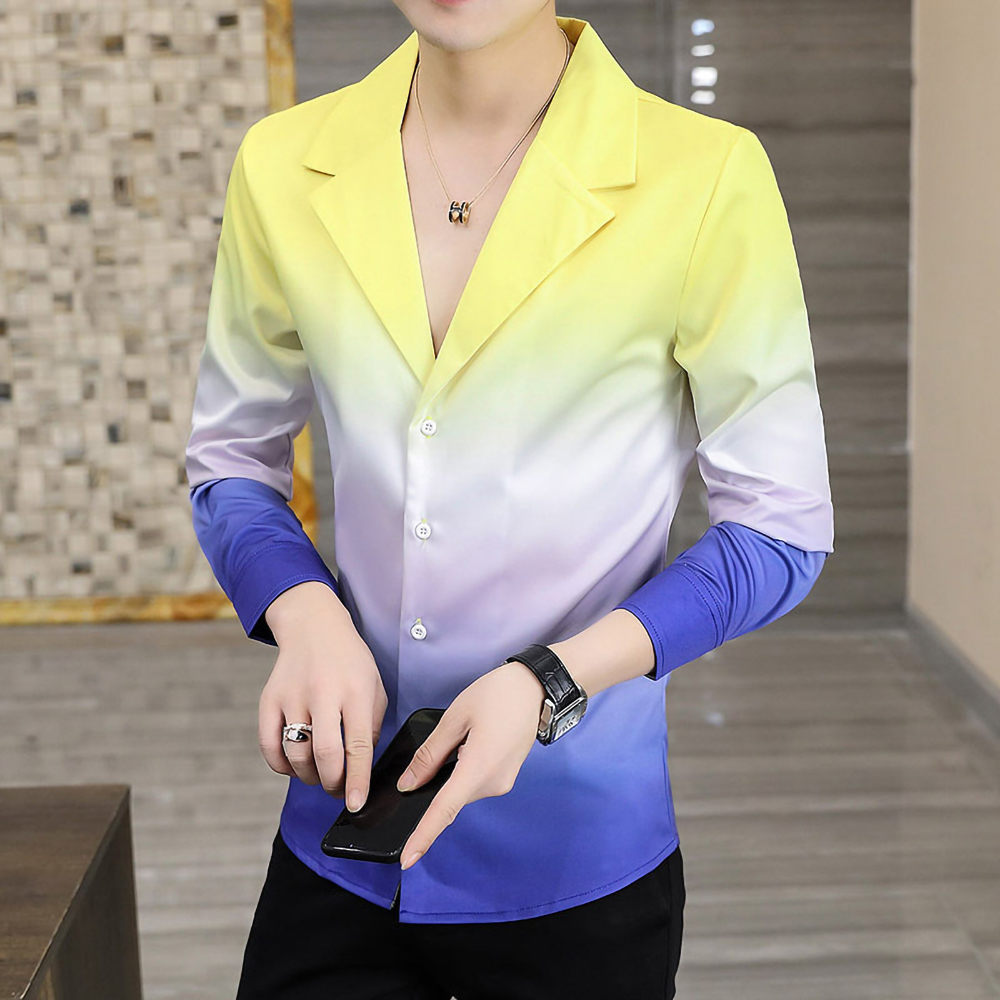 Áo sơ mi nam, sơ mi nam chất liệu cotton, in phối màu độc đáo, tạo điểm nhấn cho người mặc mã T14