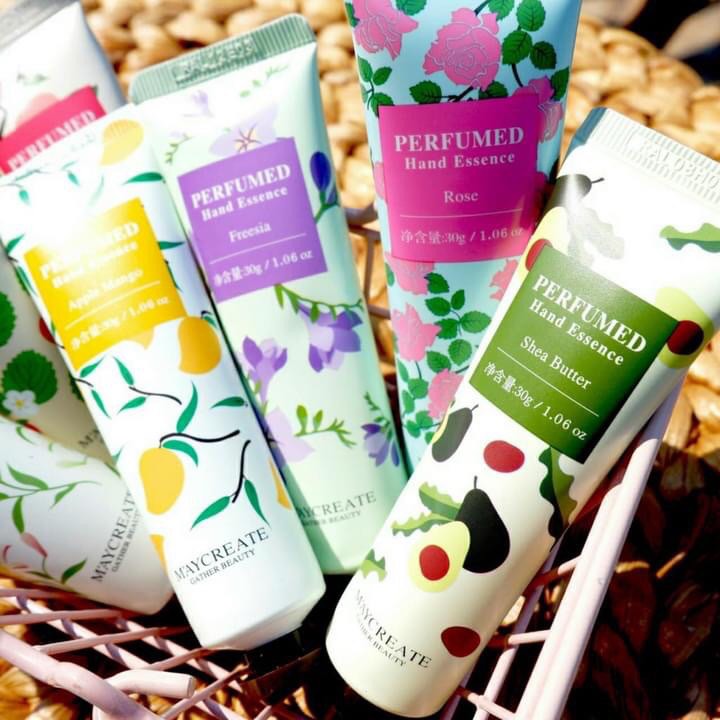 Combo 5 tuýp kem dưỡng da tay Maycreate mềm mịn nội địa Trung tuýp 30g 5 mùi