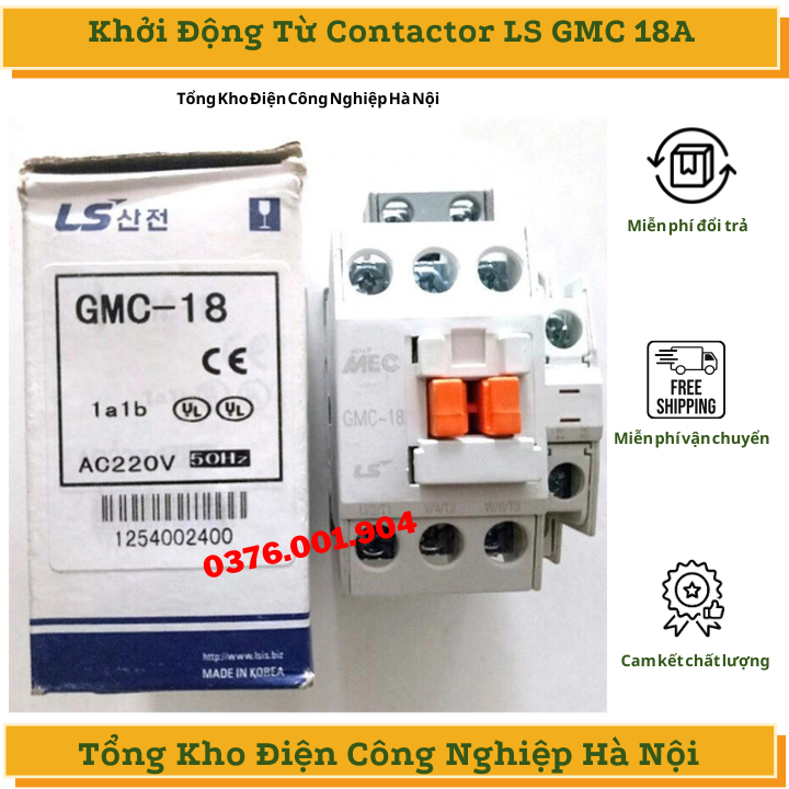 Contactor - khởi động từ ls gmc 18a