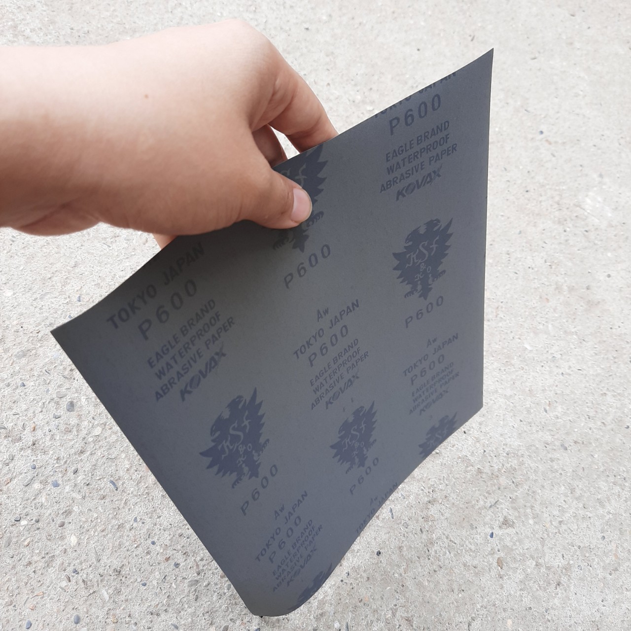 Combo 5 tờ giấy giáp nhật, giấy giáp nước cao cấp P600 loại hạt mịn