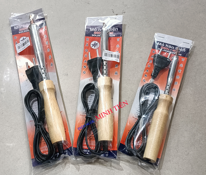 Mỏ hàn điện cán gỗ cao cấp - Bá Quang