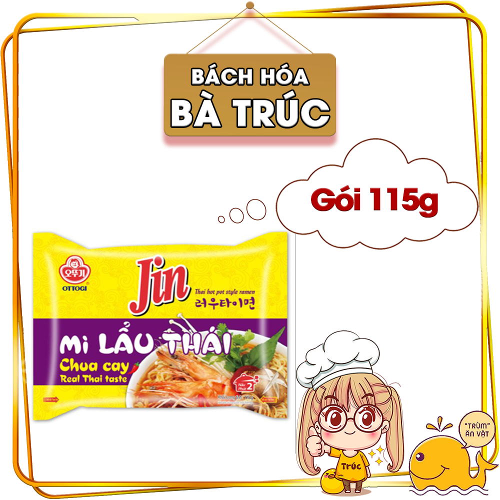 Mì Jin lẩu Thái chua cay Ottogi 115g