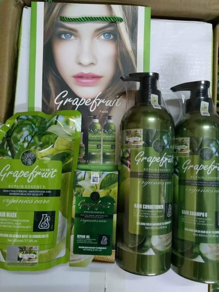 Cặp dầu gội- dầu xả bưởi grapefruit