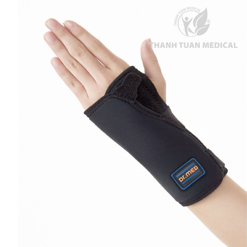 Bao đeo bảo vệ cổ tay & ống cổ tay Dr.Med DR-W055 hỗ trợ, ổn định chấn thương, trật xương - 1 Size (Đổi Trái - Phải )