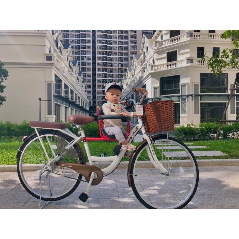 Ghế Ngồi Xe Đạp và Xe Điện Cho Bé ❤️FREESHIP❤️ Chất Liệu Inox, Có Đai Bảo Vệ