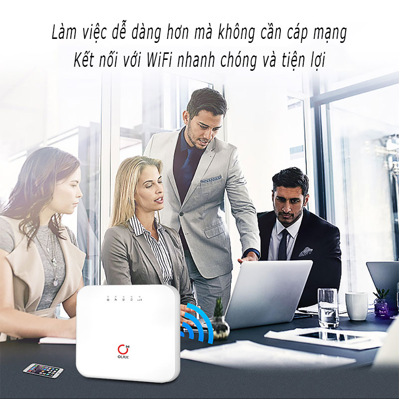 Bộ Phát Wifi 4G Kiêm sạc dự phòng Từ Sim 4G Chuyên Dụng Olax Ax6