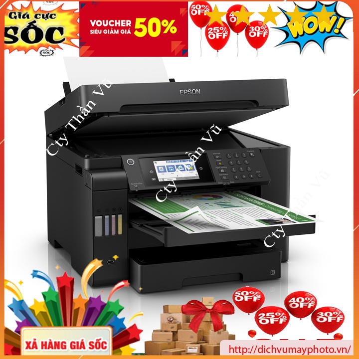 100% brand new Epson Eco Tank L15140 color inkjet printer multifunction A3