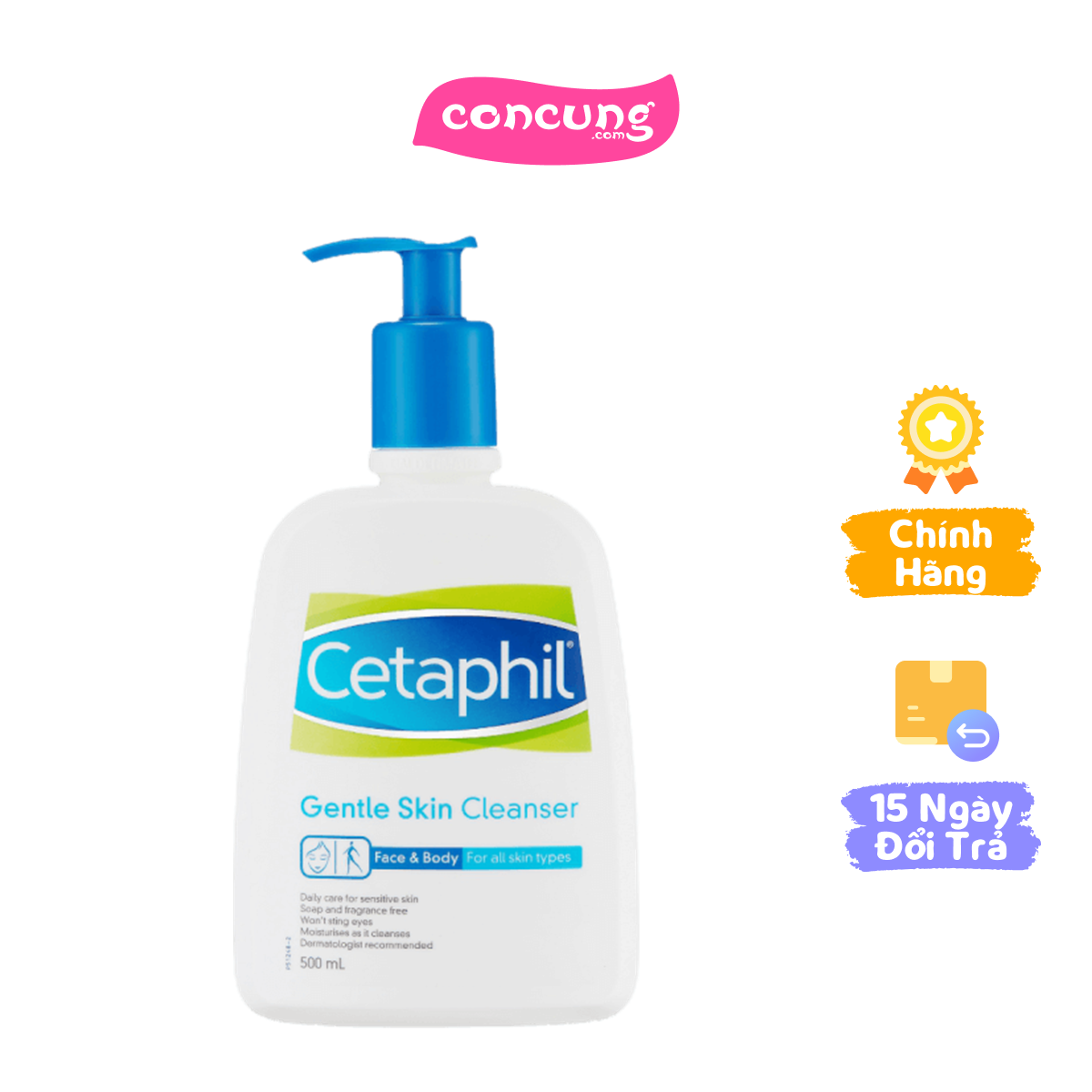 Sữa rửa mặt dịu nhẹ Cetaphil gentle skin cleanser 500ml