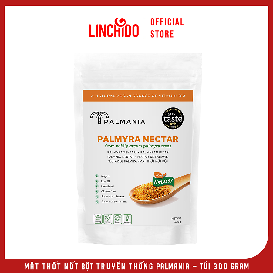 Mật thốt nốt bột PALMANIA | Nguyên Chất, Tự Nhiên ( Túi 300 GRAM)