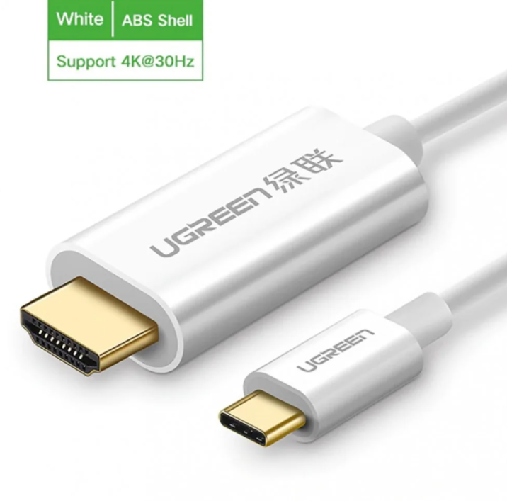 Cáp chuyển usb c to hdmi dài 1,5m cao cấp hỗ trợ 4k 2k ugreen 30841