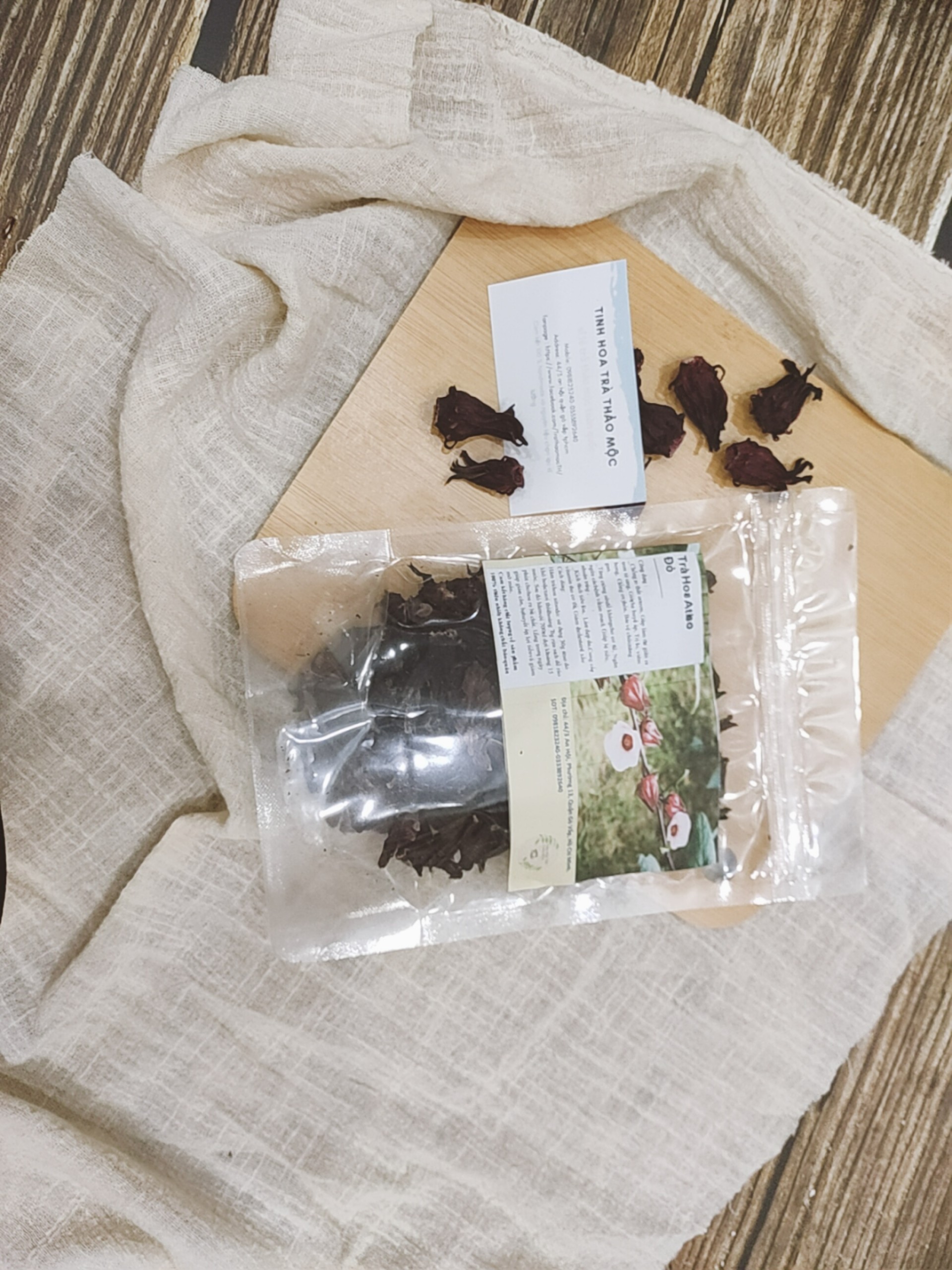 Hoa atiso khô đỏ túi nhỏ dùng thử 100 gram