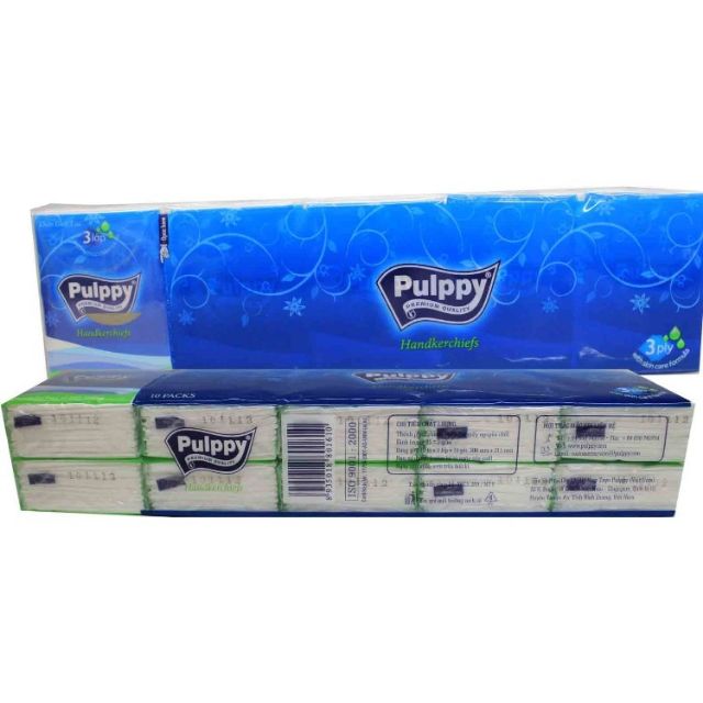 Khăn giấy Pulppy 3 lớp Bỏ Túi