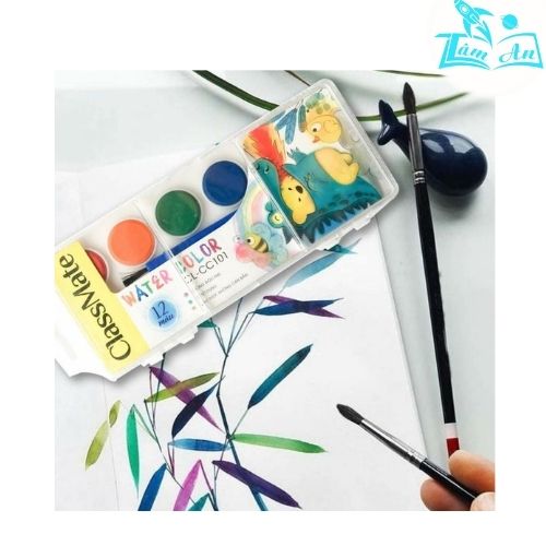 Màu nước bộ 12 màu các mã