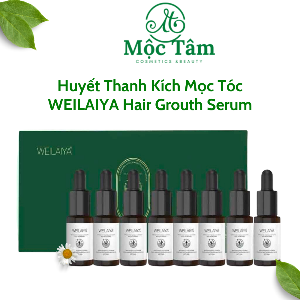 Huyết Thanh Kích Mọc Tóc Weilaiya Hair Grouth Serum 5ml, Kích Thích Mọc Tóc Và Làm Dày Tóc - Mộc Tâm Cosmetics