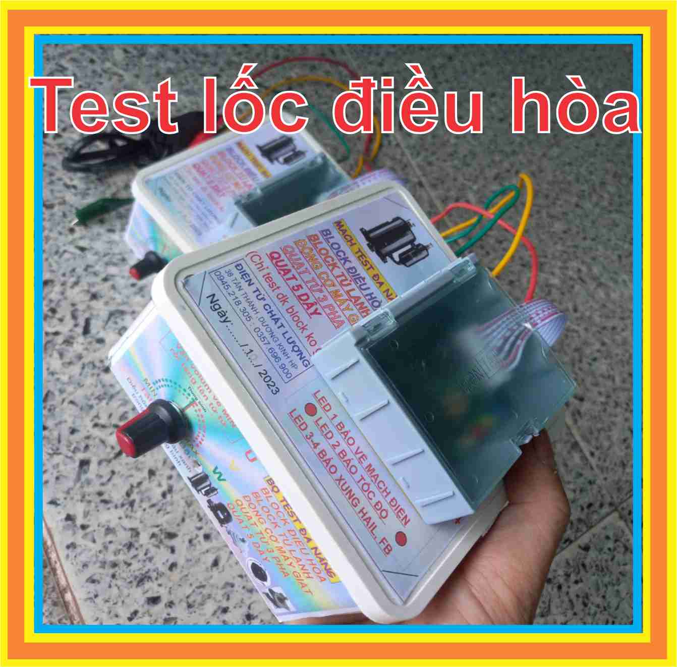 Bộ test đa năng .test cả thế giới, test lốc điều hòa , test lốc tủ lạnh , test động cơ máy giặt , quạt từ 3 pha uvw , test lốc inverter