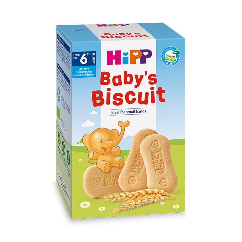 Bánh bích quy Hipp ăn dặm siêu sạch 150g (6 tháng)