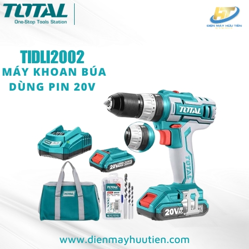 Máy khoan búa dùng pin lithium 20v total tidli2002