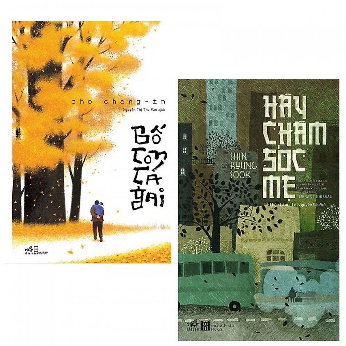 Sách nhã nam - combo hãy chăm sóc mẹ + bố con cá gai