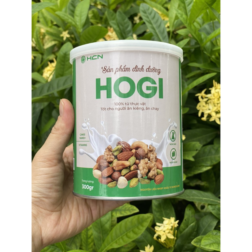 Sữa hạt Hogi dinh dưỡng dành cho người ăn kiêng, ăn chay tiểu đường, mỡ máu, kiểm soát cân nặng 300g