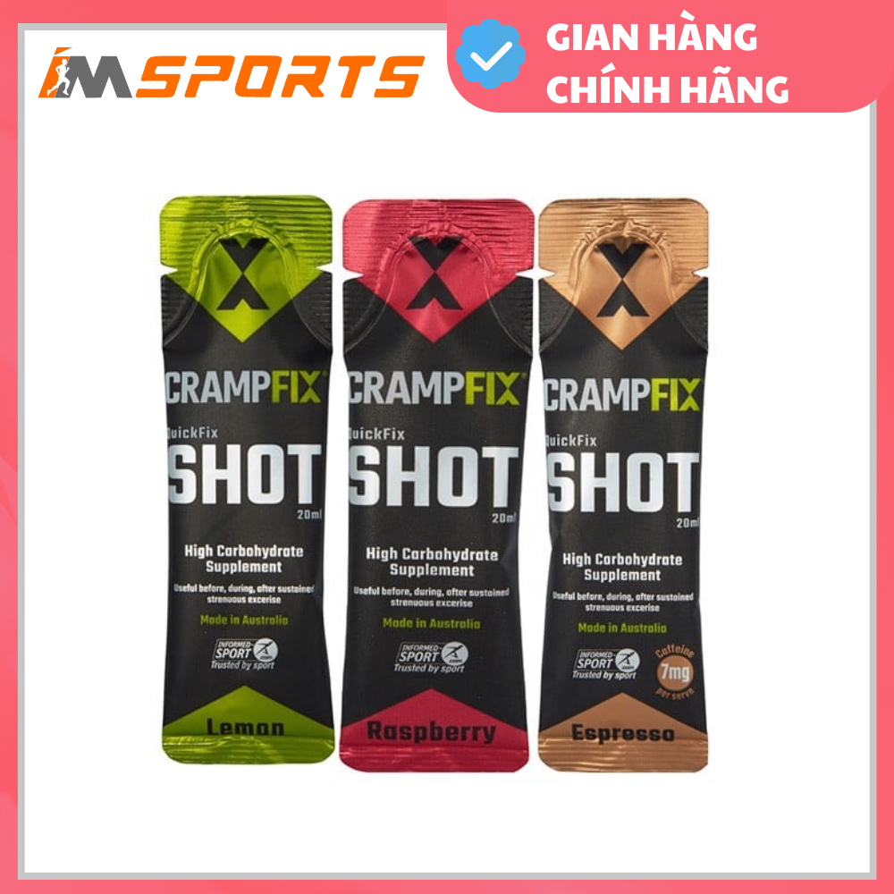 Gel Uống Ngăn Ngừa Chuột Rút Crampfix Shots 20Ml - Nhiều vị