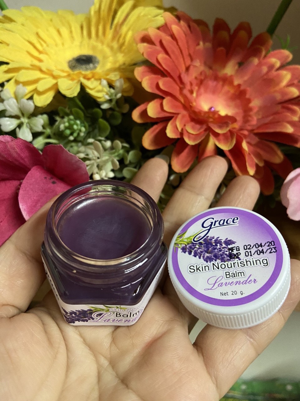 Dầu cù là giúp ngủ ngon grace lavender thái lan 20gram