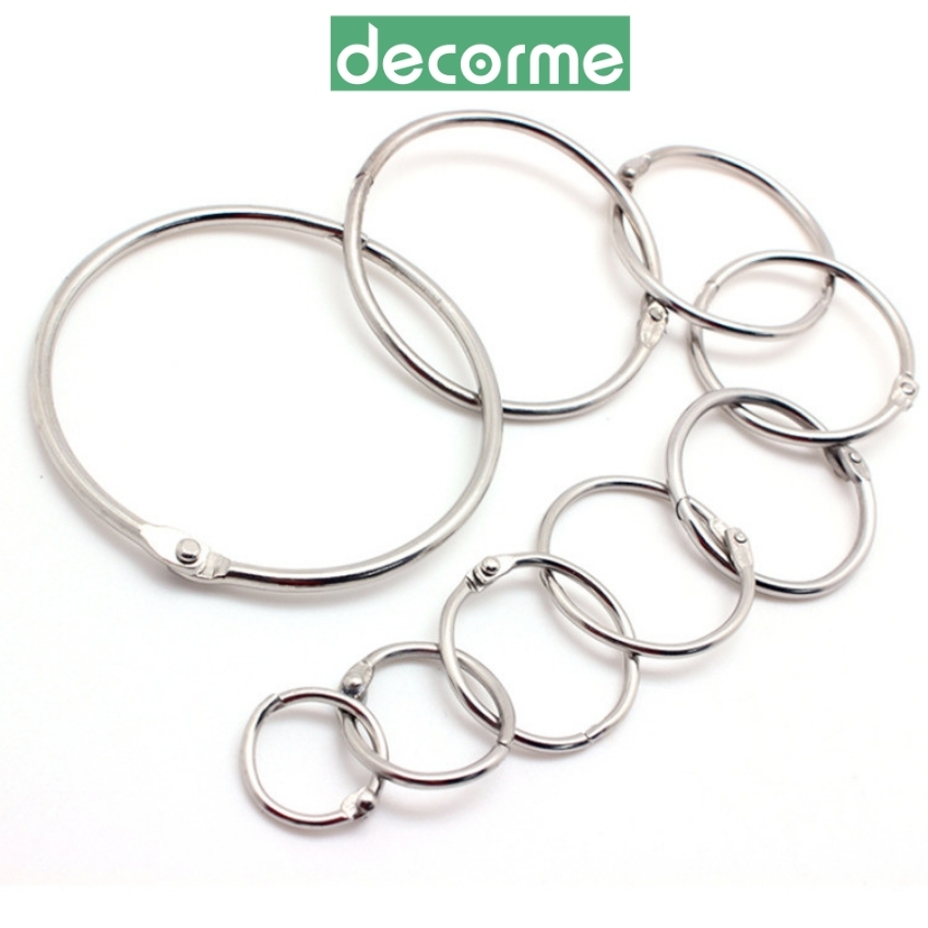 Khoen Tròn Kim Loại Full Size Dùng Làm Scrapbook Flashcard, Đóng Sổ -  Phụ Kiện Sổ Còng Giá Rê