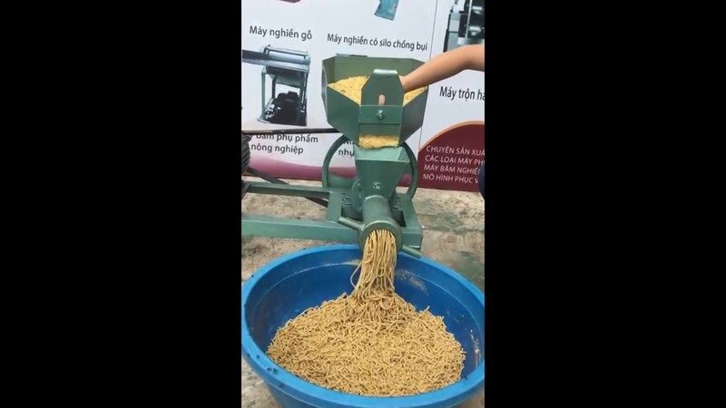 Đầu Máy ép cám viên trục ngang chưa có motor giá rẻ, tặng 3 sàng đi kèm 0969216537