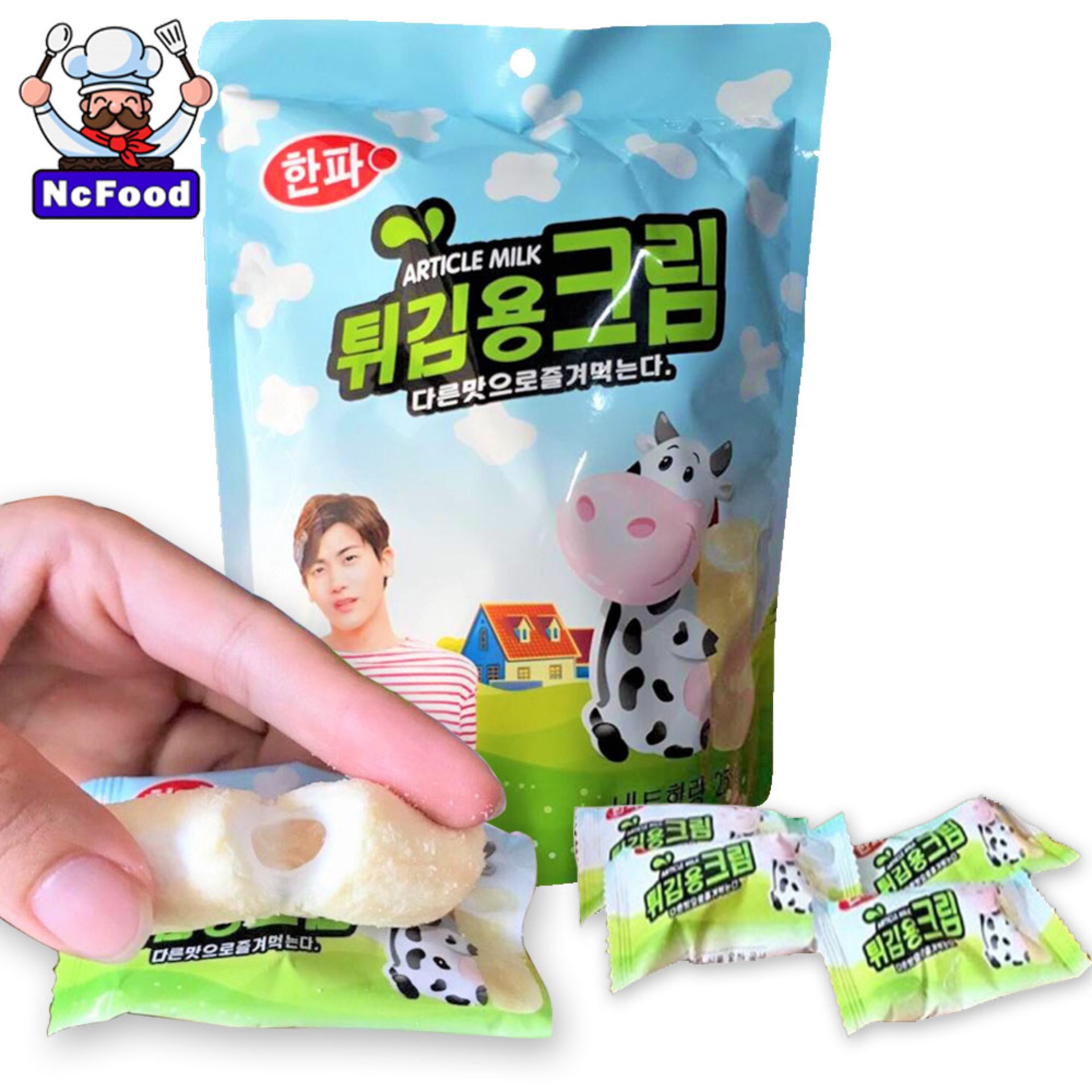 Kẹo Dẻo Sữa Bò Hàn Quốc 258g (dạng ống)