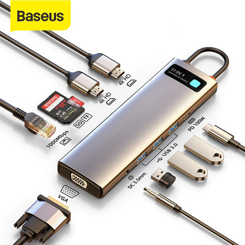 Bộ Hub chuyển đổi Baseus Gleam Series