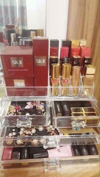 Kệ đựng đồ trang điểm khay son MICA 4 tầng