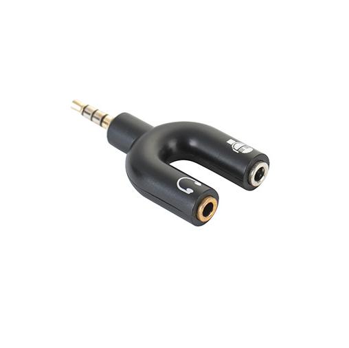 [HCM]ĐẦU CHUYỂN HEADPHONE CHỮ U , ĐẦU CHUYỂN JACK 3.5LY RA 2 LỖ MICRO+PHONE , ĐẦU CHUYỂN CHỮ U