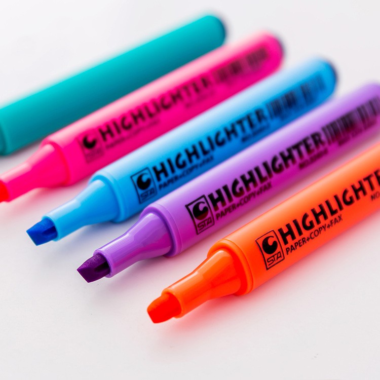 Bộ 6 bút ghi nhớ highlight cao cấp
