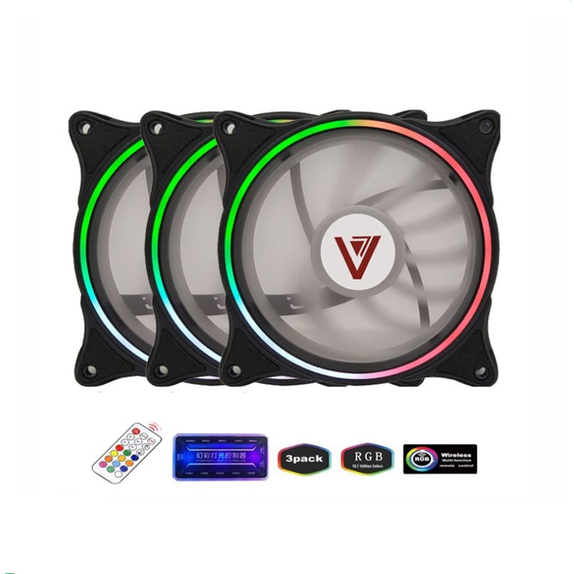 Bộ kit 3 fan v206b led rgb